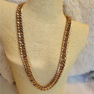 VINTAGE NAPIER GOLD LINK NECKLACE